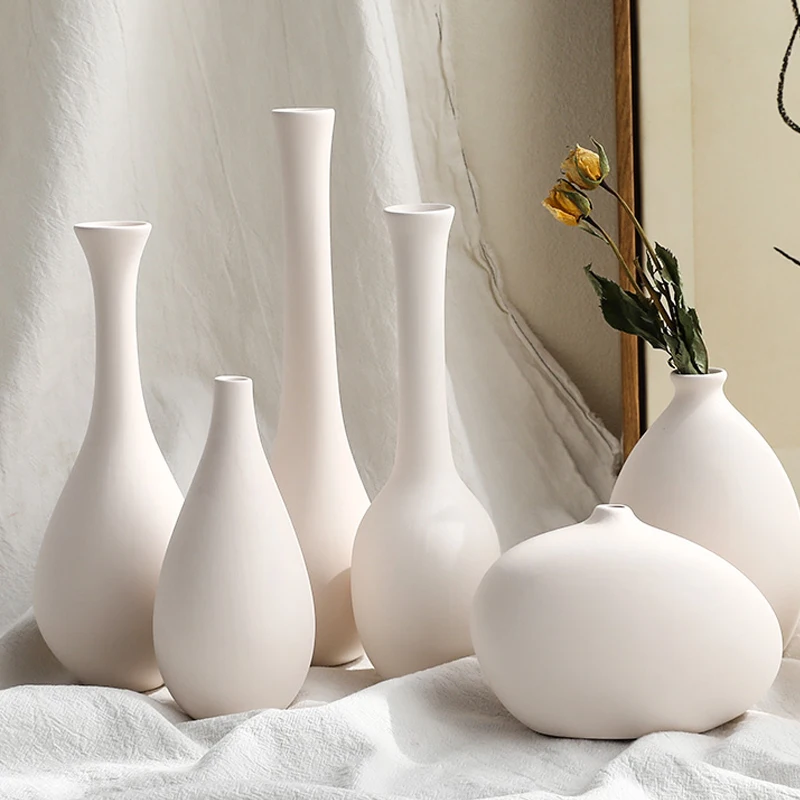 Large White Vase