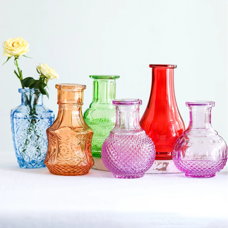 Colored Glass Vases